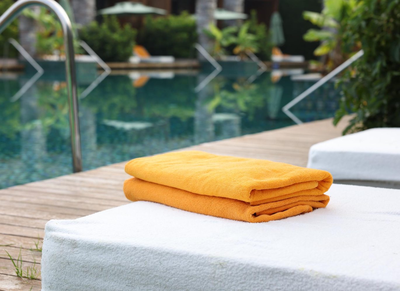 Clean towels prepared for guest arrival